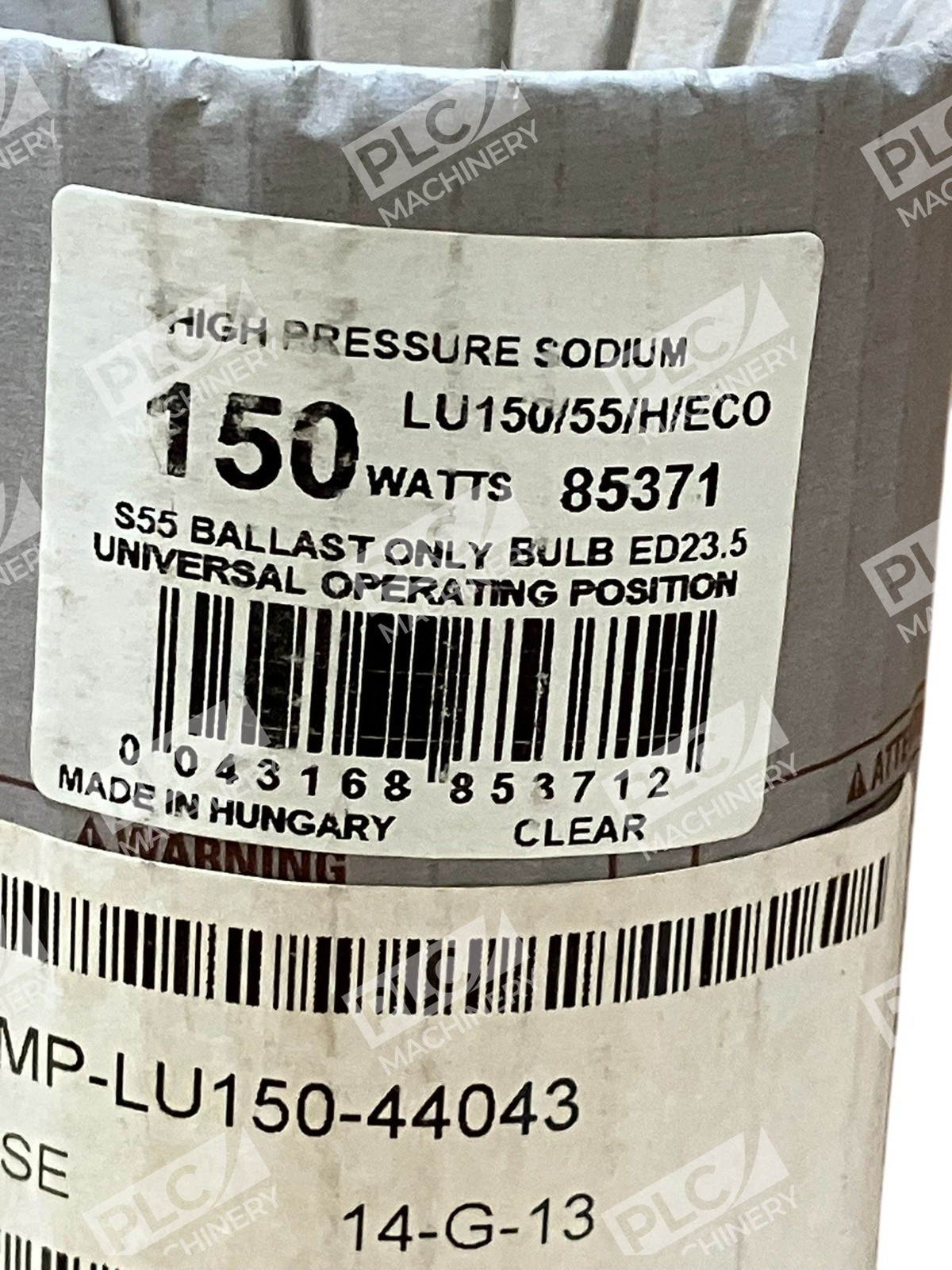 General Electric GE 150W 85371 High Pressure Sodium Lucalox Lamp LU150/55/H/ECO - Image 3