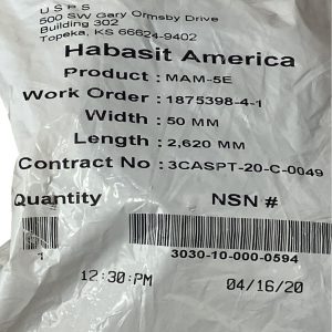 Habasit America MAM-5E Belt 50mmx2620mm (lot of 3)