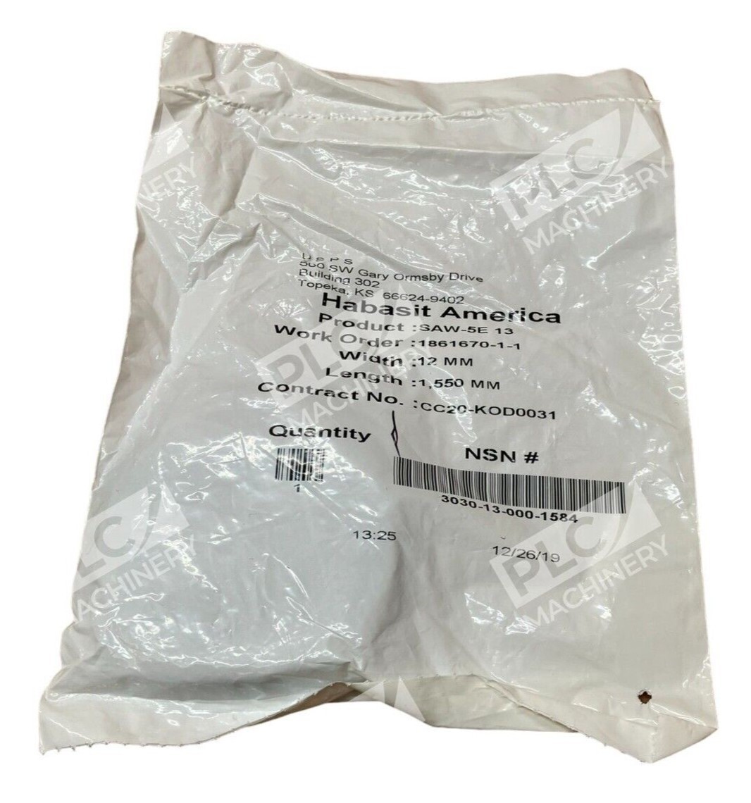 Habasit America SAW-5E 13 12mmx1550mm Belt