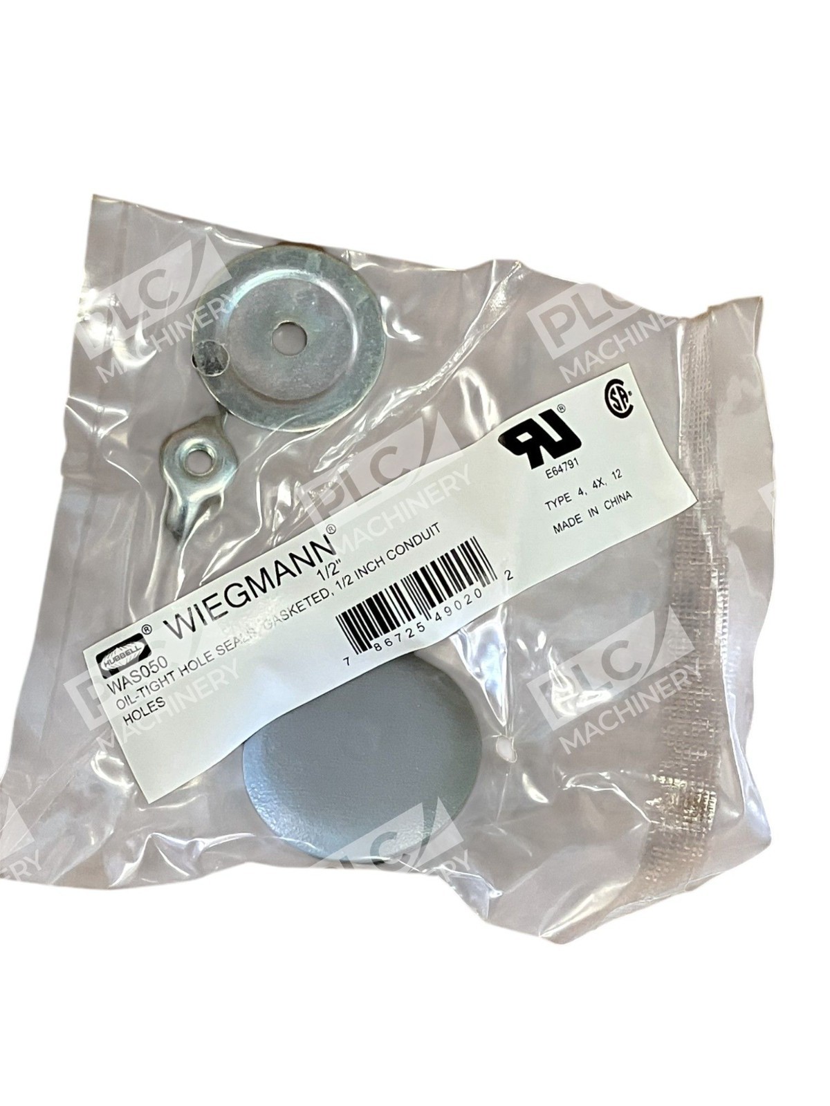 Hubbell Wiegmann 1/2" Gasketed Oil-Tight Conduit Hole WAS050 (Box of 10) - Image 6