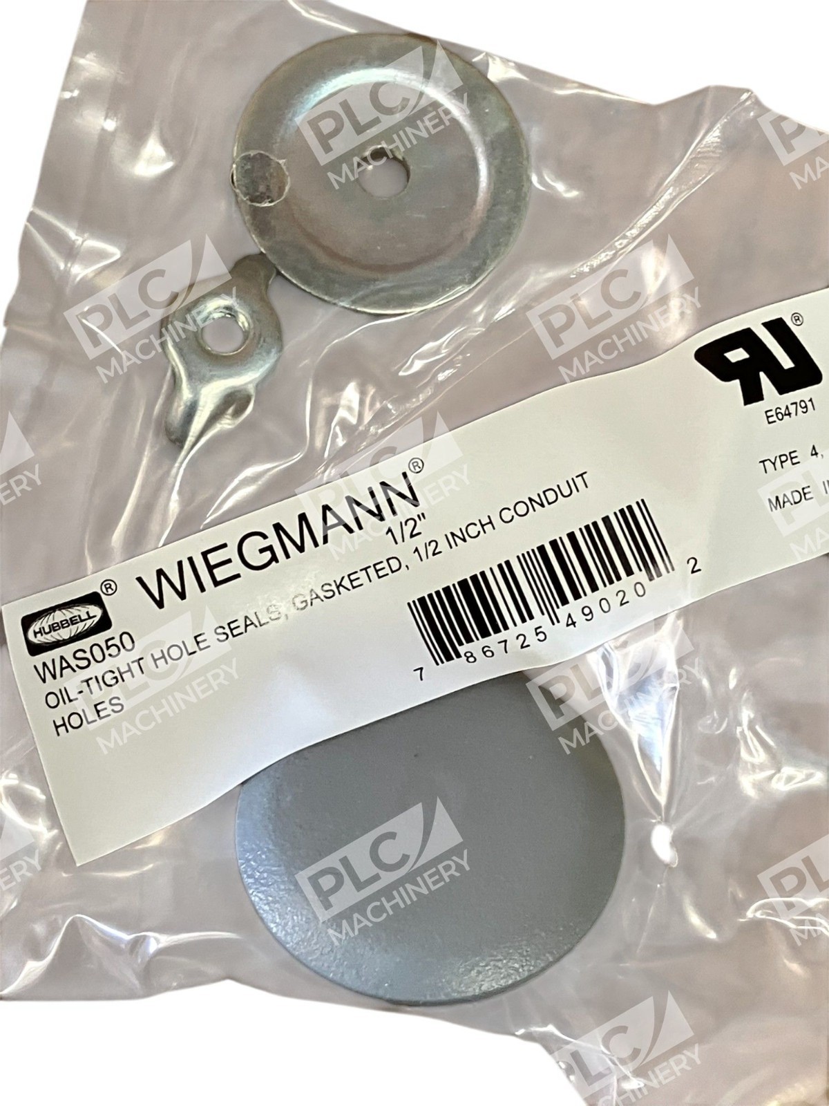 Hubbell Wiegmann 1/2" Gasketed Oil-Tight Conduit Hole WAS050 (Box of 10) - Image 7