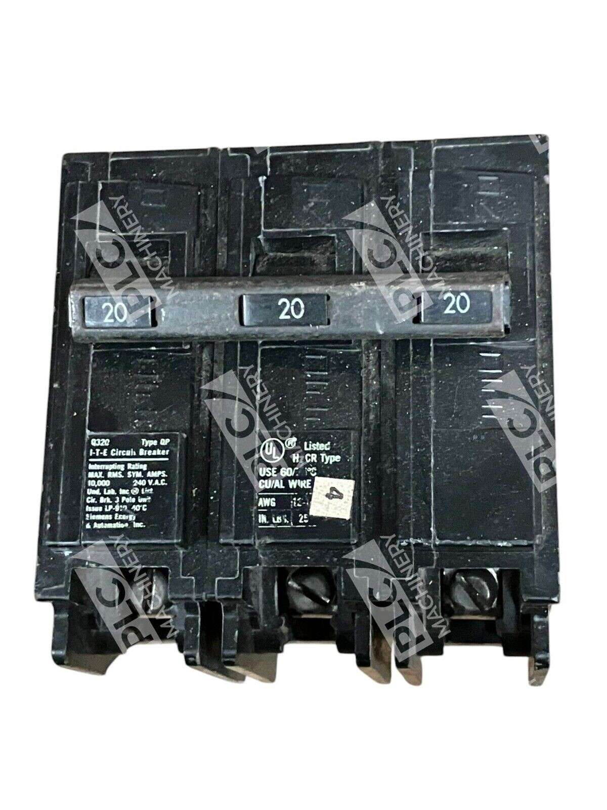 ITE 3 Pole Type QP 20A Circuit Breaker Q320