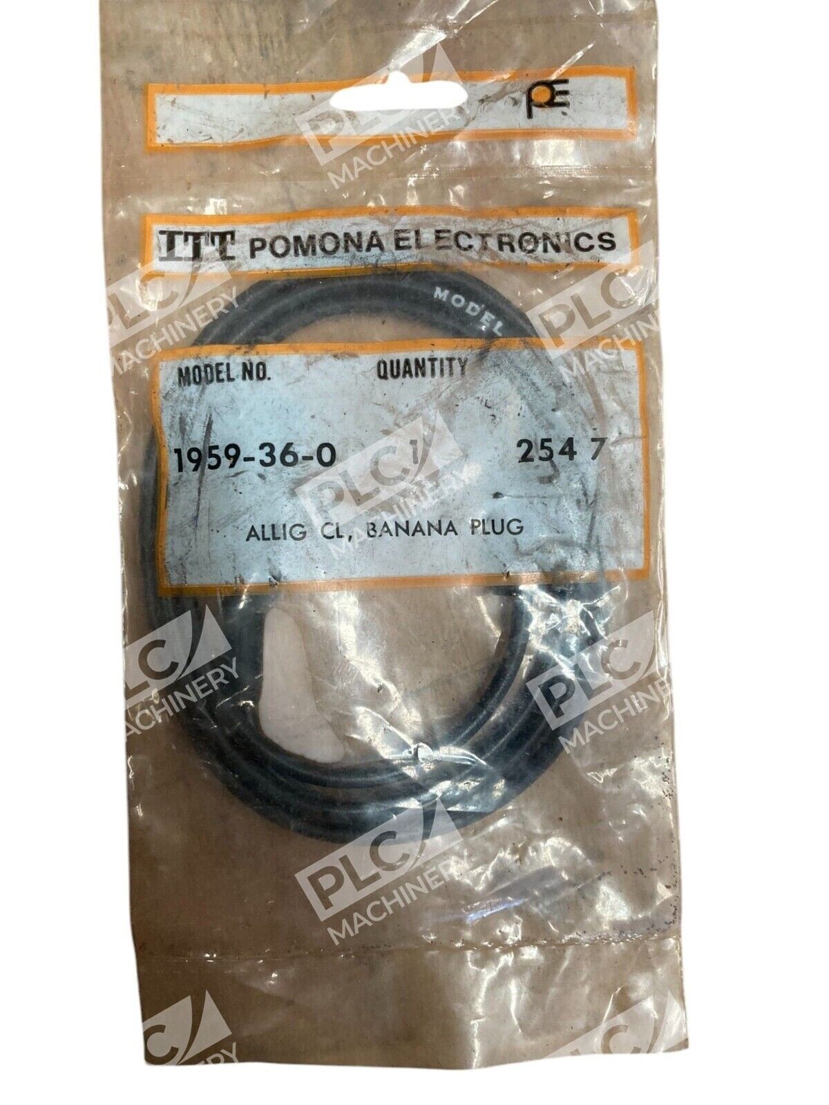 ITT Pomona Electronics 2547 Banana Plug Alligator Clip 1959-36-0