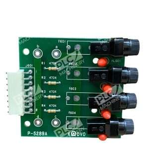 Ishida P 5289A PC Board Fuse Holder Circuit Board LED Indicator