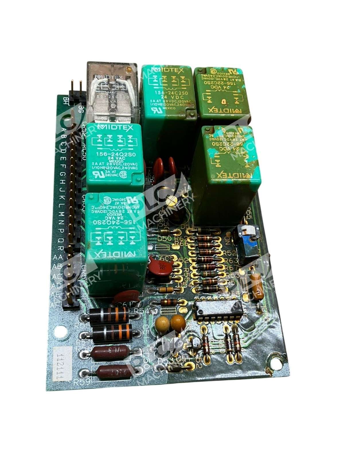 KD-50 Industrial PLC Relay Interface Board w/ MIDTEX 15A Power Relays