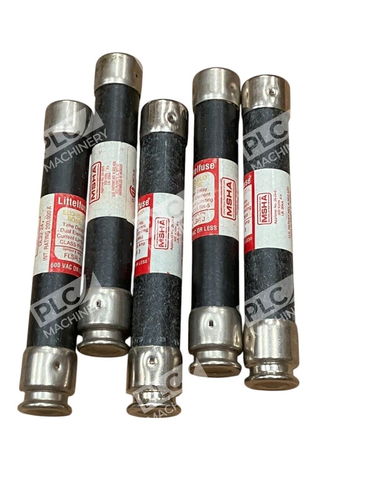 Littelfuse 3A 600V Fuse FLSR3 (lot of 5)