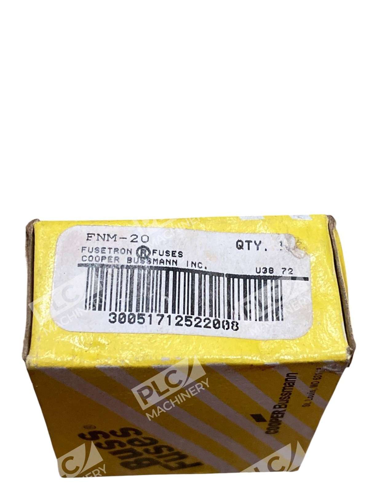 Lot of 10 Bussmann FNM-20 Time Delay Fuse