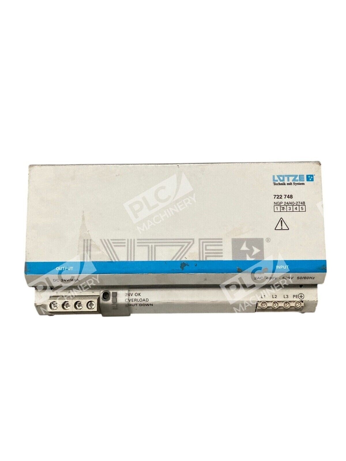Lutze NGP24/40-2748 DIN41752 960W Power Supply 722748