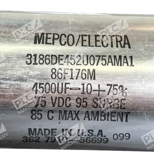 MepcoElectra 4500UF 75VDC 3186DE452U075AMA1 Capacitor 86F176M 227028630409
