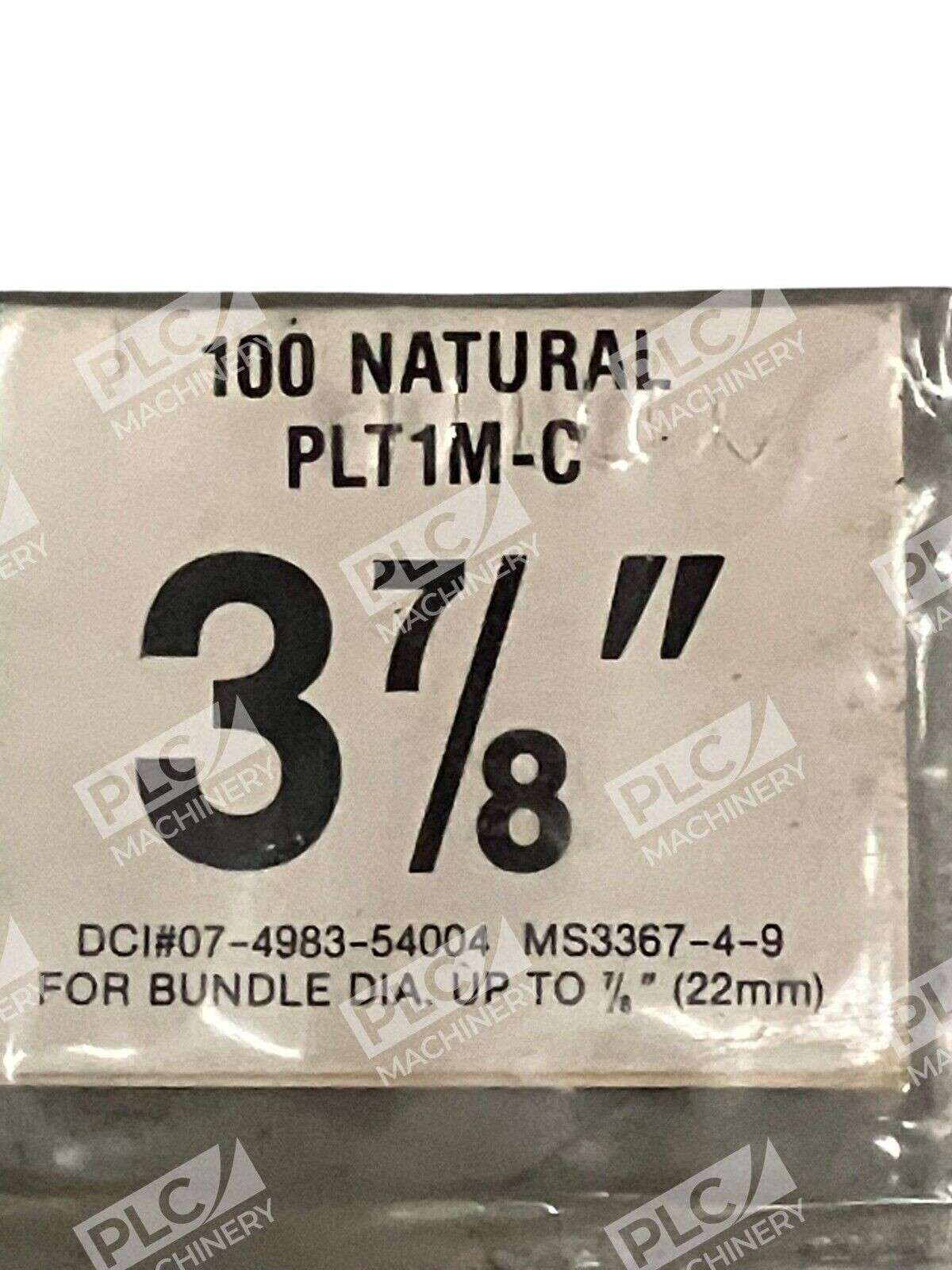 Panduit 100 Natural PLT1M-C 3-7/8" PAN-TY Cable Ties PR291N-PLT1M-C - Image 3