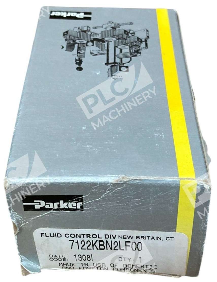 Parker Fluid Control Division 2-Way Valve 7122KBN2LF00