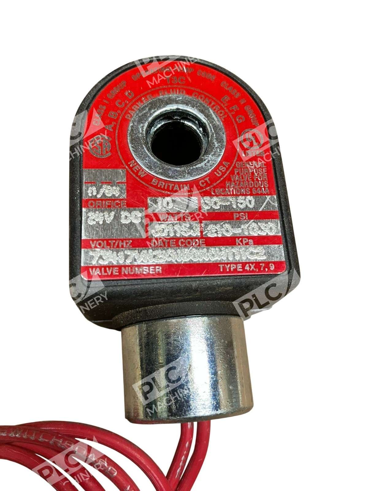 Parker Fluid Control General Purpose Valve 24V 10W 30-150PSI 7H111C3 - Image 3