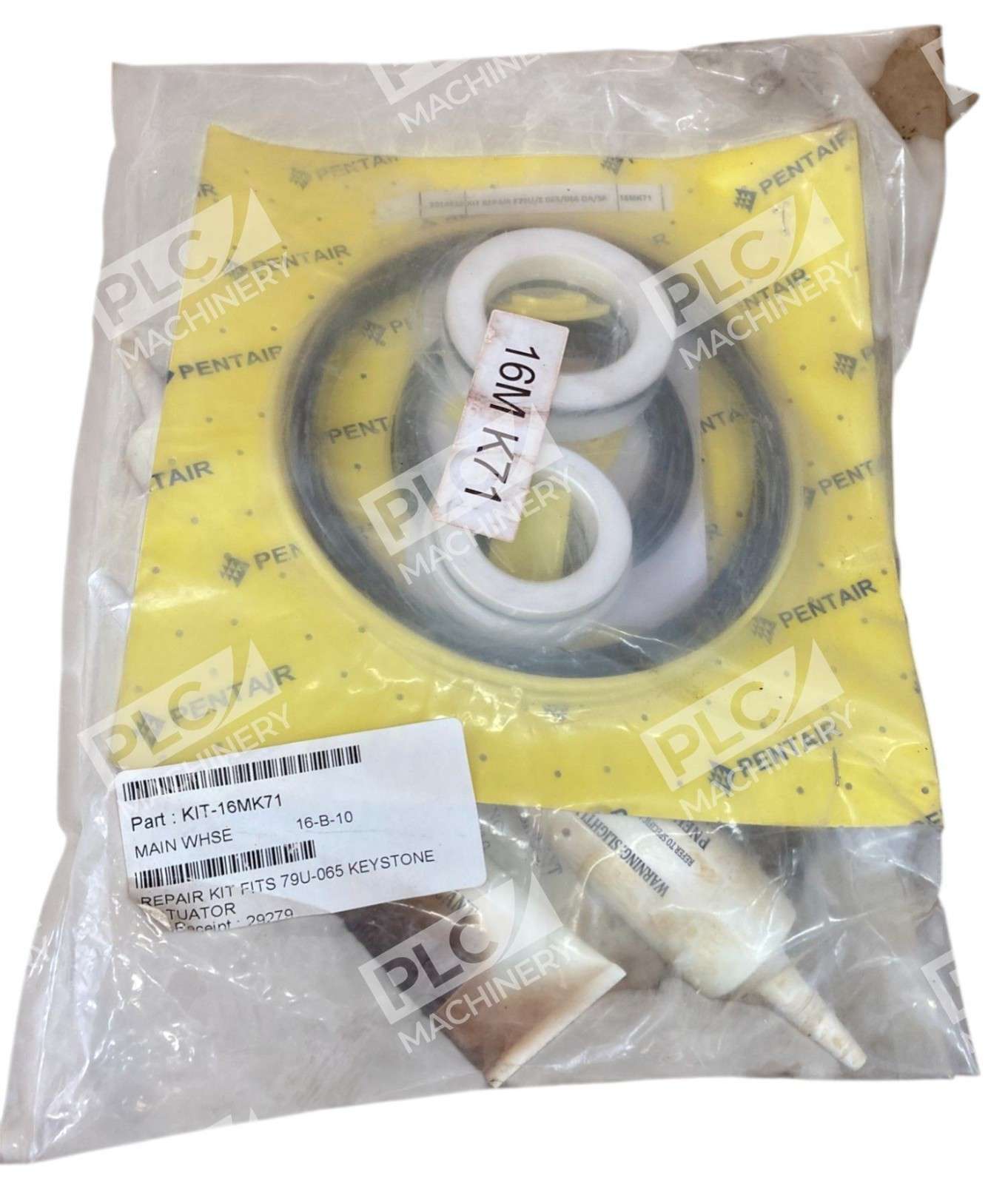 Pentair 799U-065 Keystone Actuator Repair Kit 16M K71