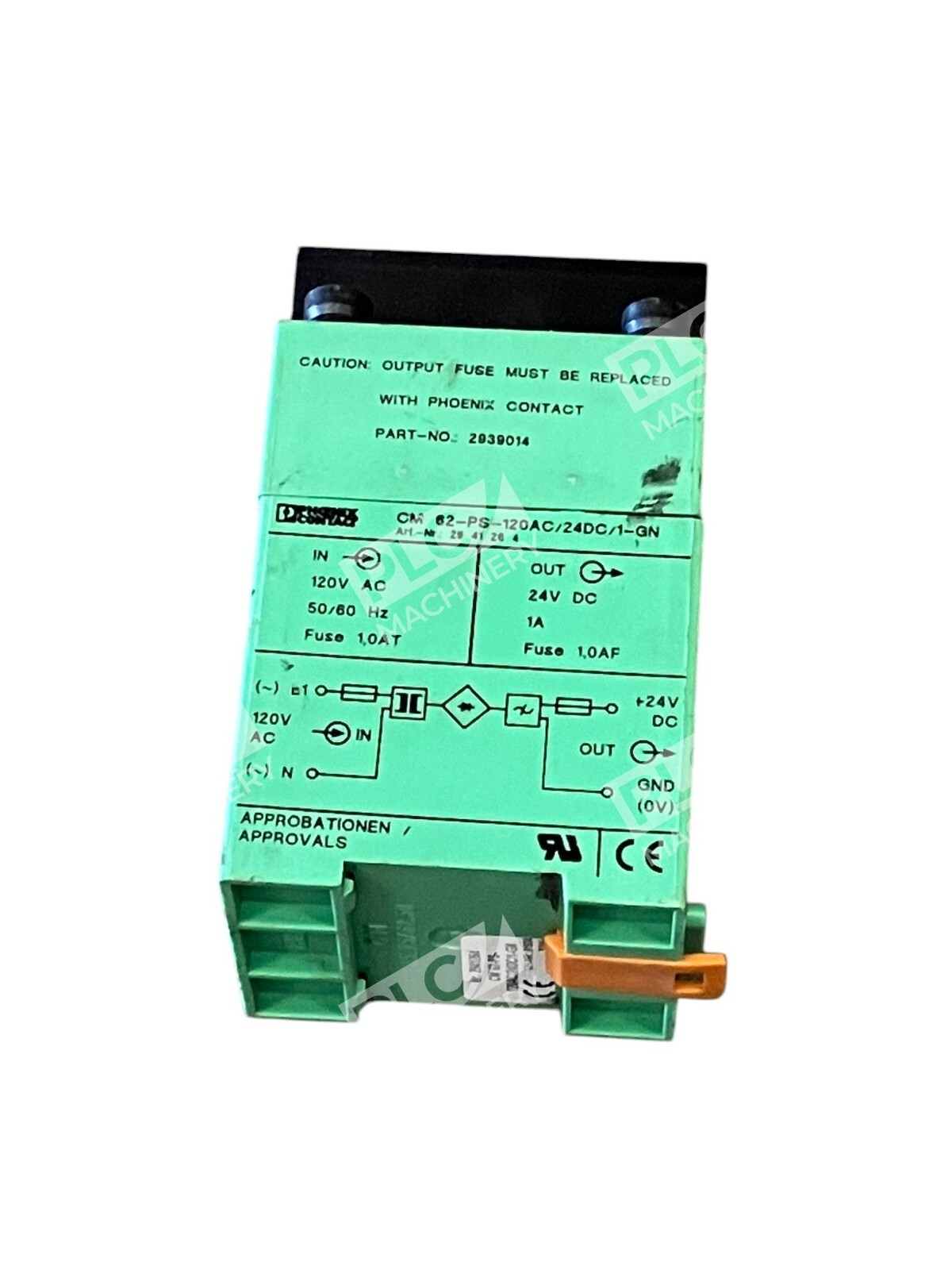Phoenix Contact 120VAC In 24VDC Out Power Supply CM 62-PS-120AC/24DC/1-GN - Image 4