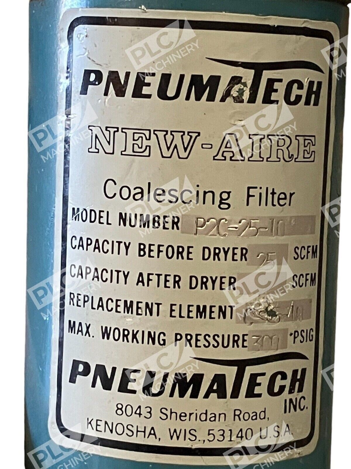Pneumatech Pneumatic Filter P2C-25-10 - Image 3