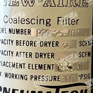 Pneumatech Pneumatic Filter P2C 25 10 227036443259