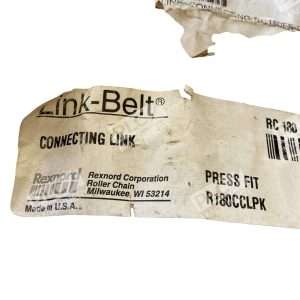Rexnord Link Belt R180CCLPK RC 180 Press Fit Cotter Chain Connecting Link 297920620759