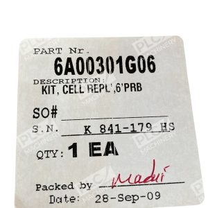 Rosemount 6 PRB Cell Repl Kit 6A00301G06 226871438809