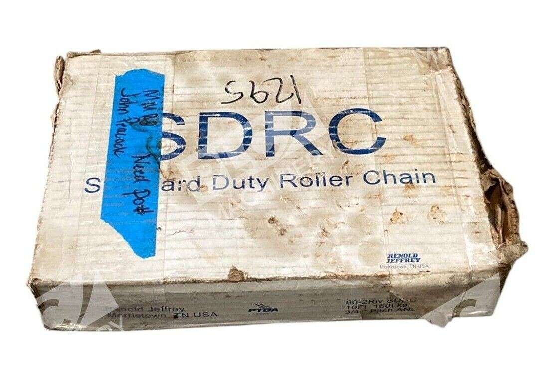 SDRC 3/4" Pitch ANSI 10Ft 160Links Roller Chain 60-2Riv SDRC