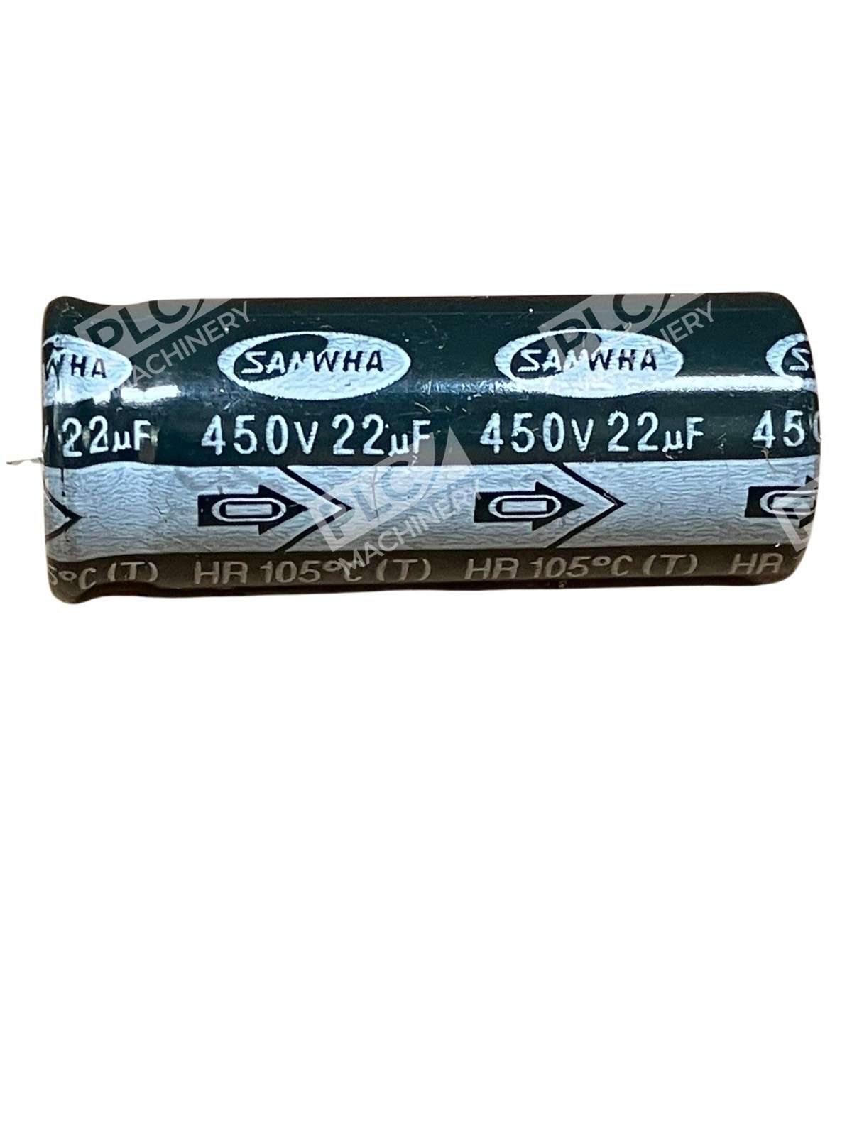 Samwha 22µF 450V Aluminum Electrolytic Capacitor - Image 3