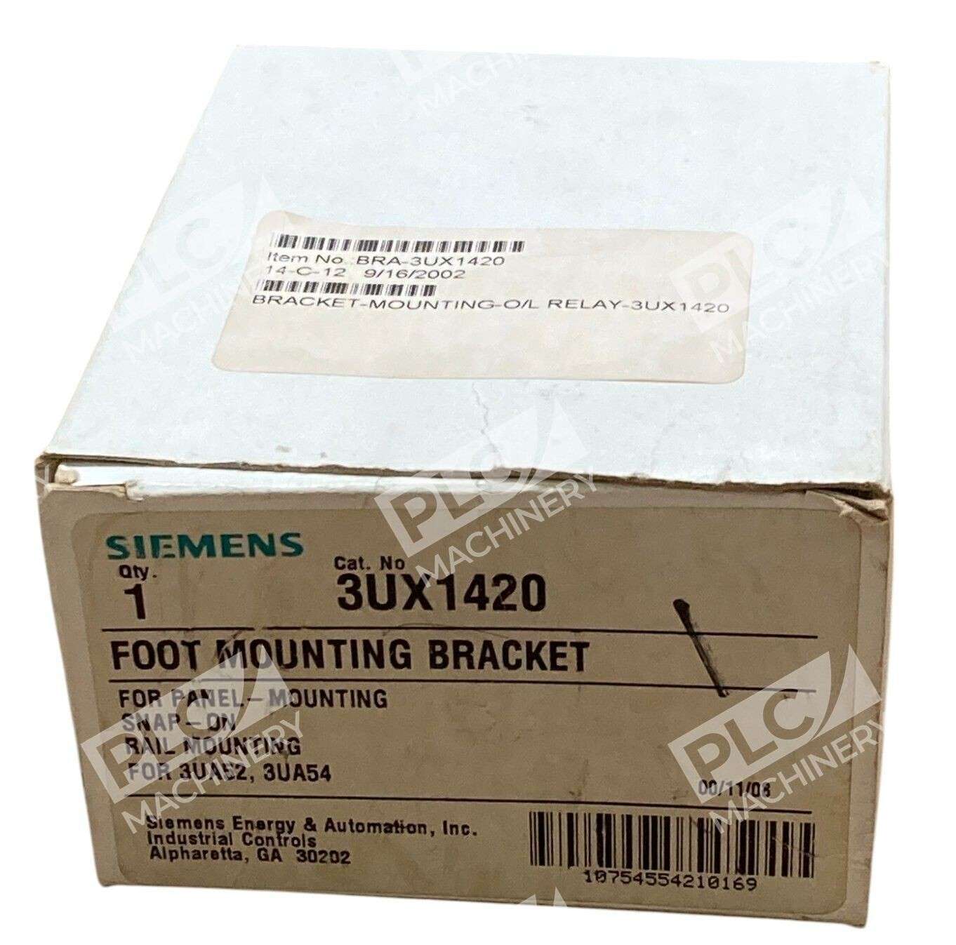 Siemens 3UA52 3UA54 Foor Mounting Bracket 3UX1420