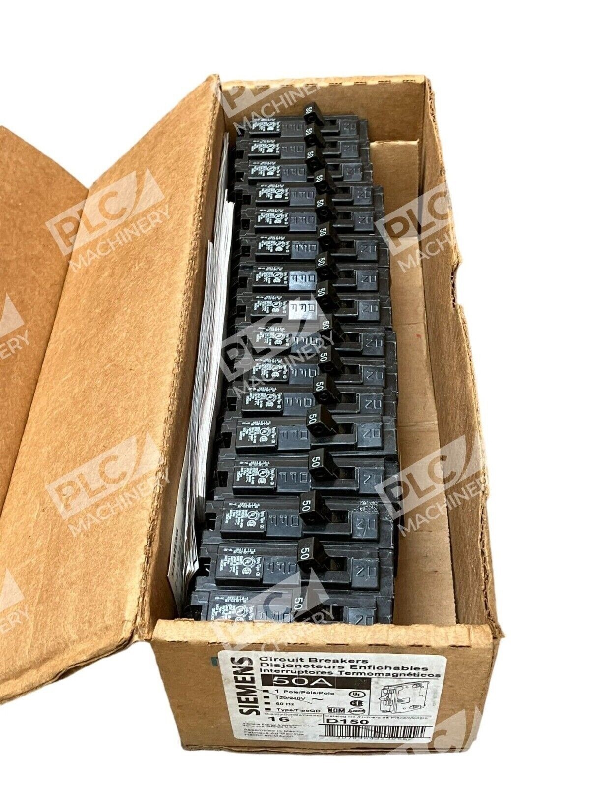 Siemens D150 50A 1 Pole 120/240V 60Hz (Box of 16) - Image 9