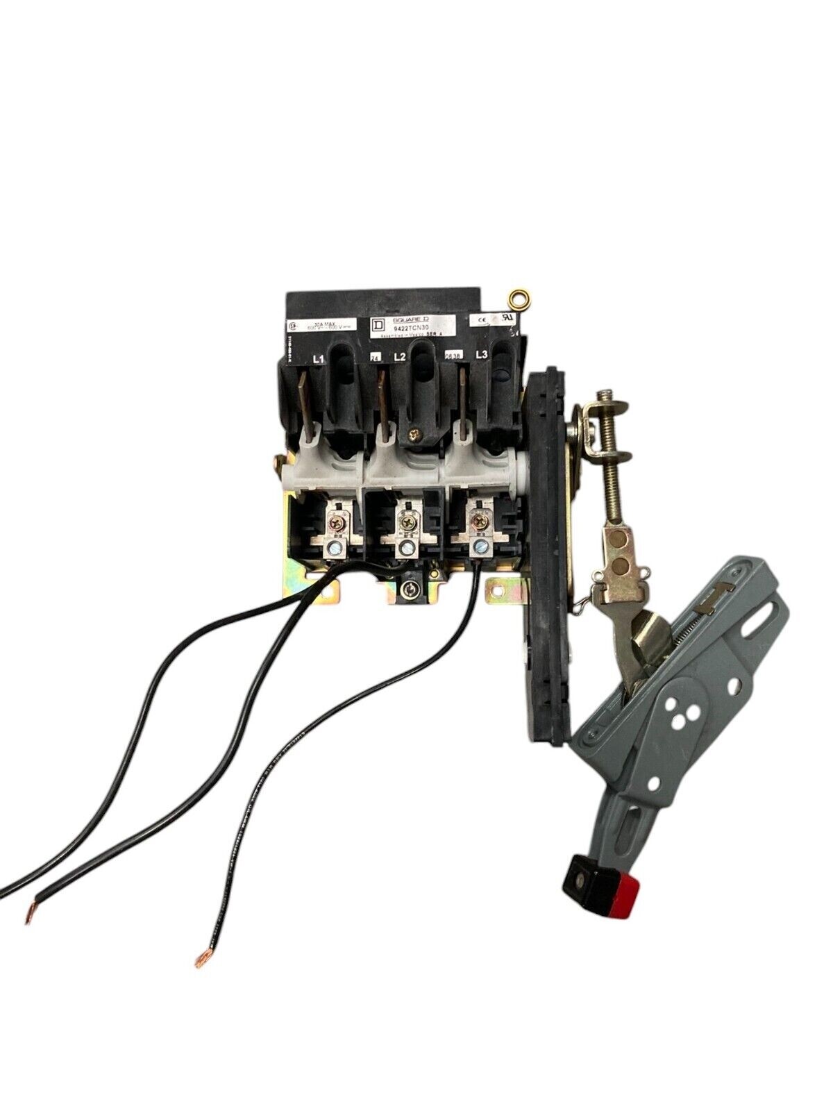 Square D 30A 600VAC Disconnect Switch 9422TCN30 /A - Image 3