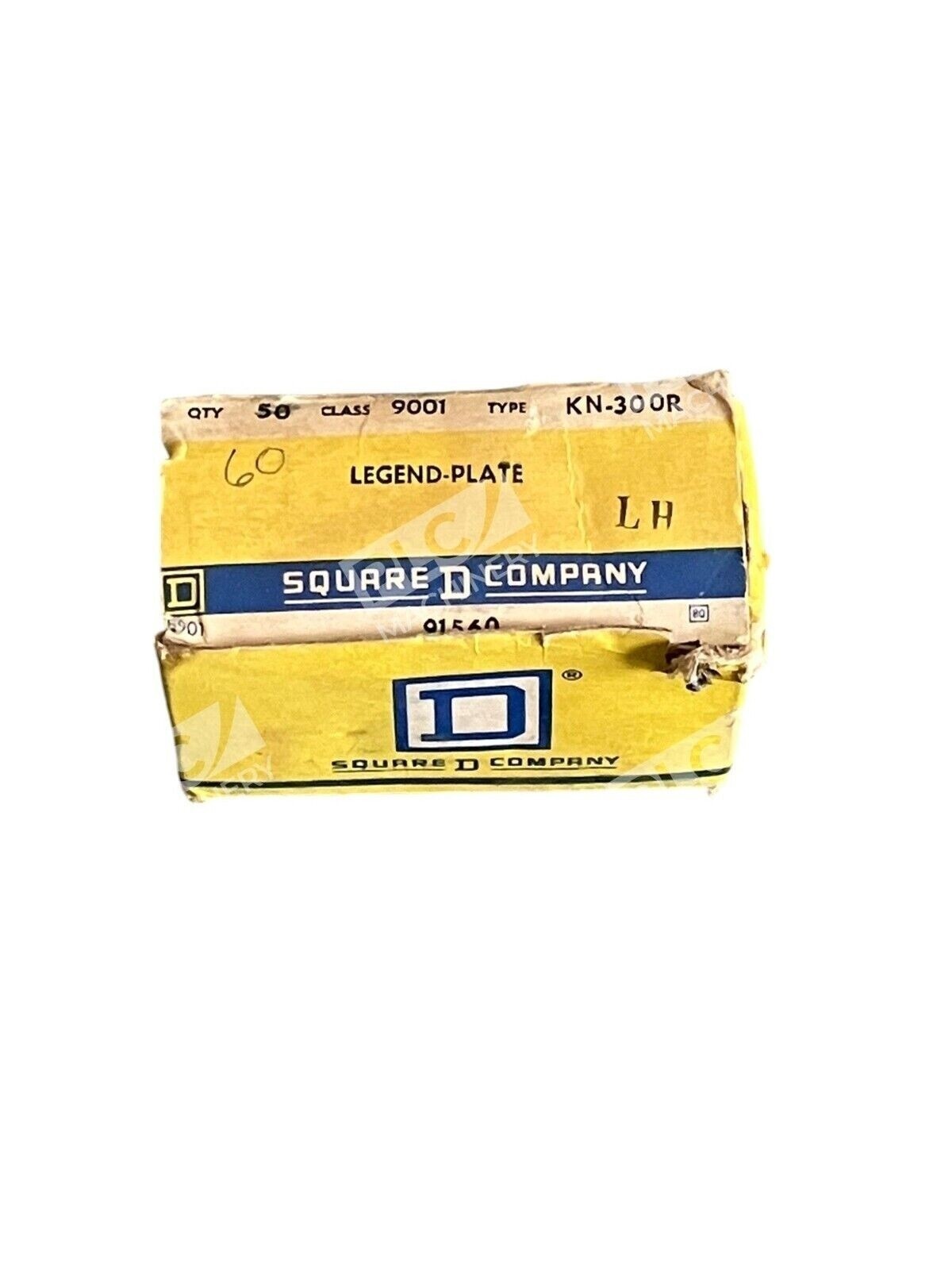 Square D Legend Plate 9001-KN-300R (Box of 50)