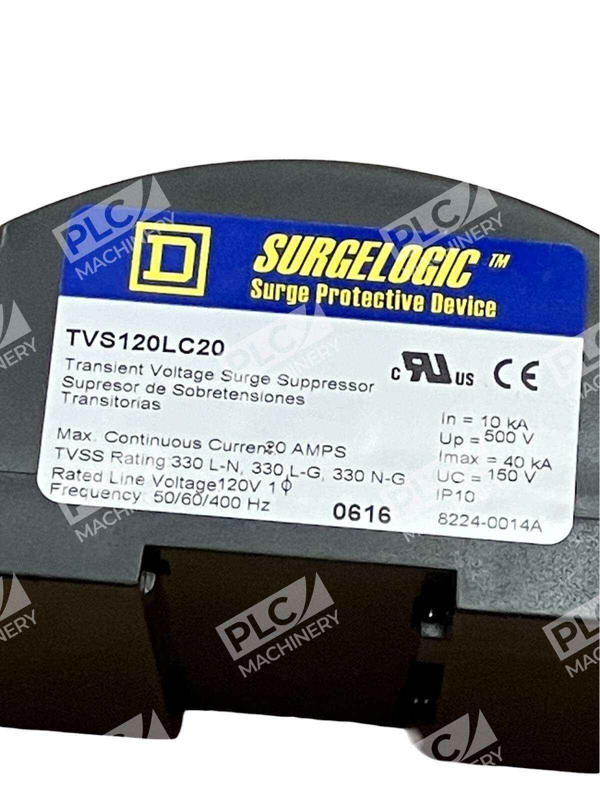 Square D TVS120LC20 Surgelogic Transient Voltage Surge Suppressor - Image 5