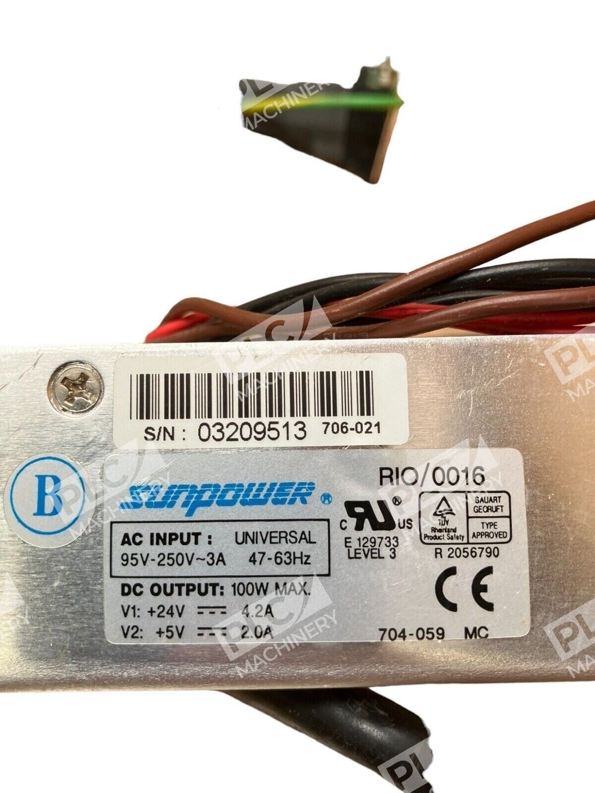 Sunpower RIO/0016 Power Supply E129733 Level 3 - Image 3