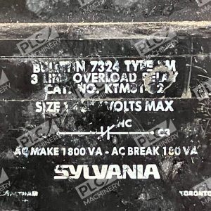 Sylvania Bulletin 7324 Type TM 3 Line Overload Relay KTM31 12 227028639949