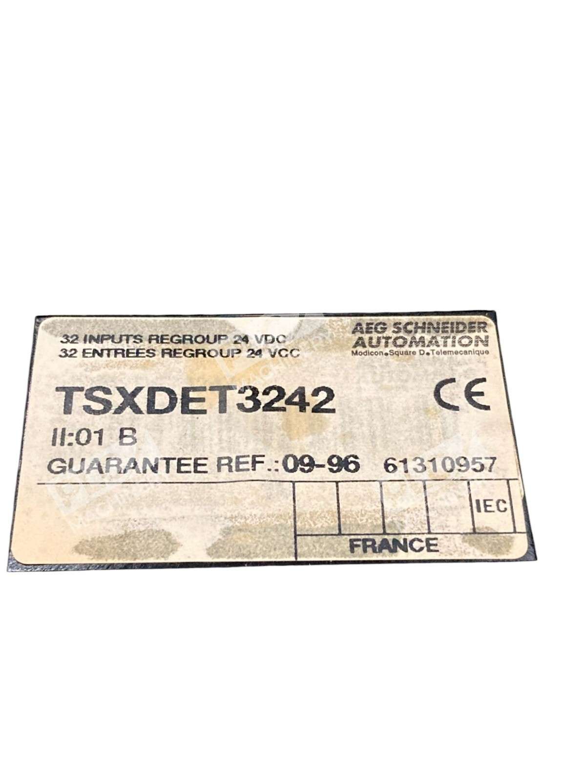 Telemecanique TSXDET3242 Digital Input Module 32 Inputs 24VDC for Industrial PLC