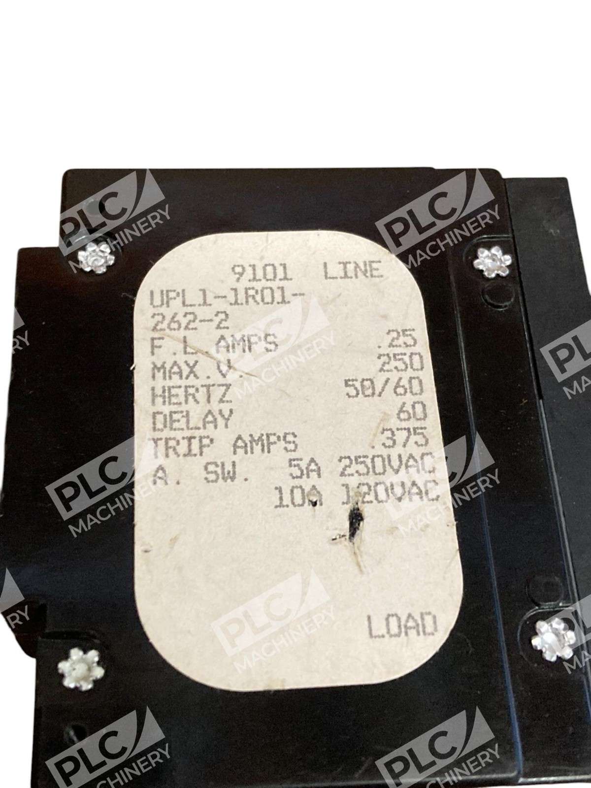 UPL1-1R01-262-2 Airpax Hydraulic-Magnetic Circuit Breaker - Image 3