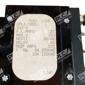 UPL1-1R01-262-2 Airpax Hydraulic-Magnetic Circuit Breaker