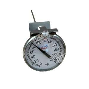 Vee Gee 3980605 Dial Soil Thermometer 0–220°F Stainless Steel 8" Stem
