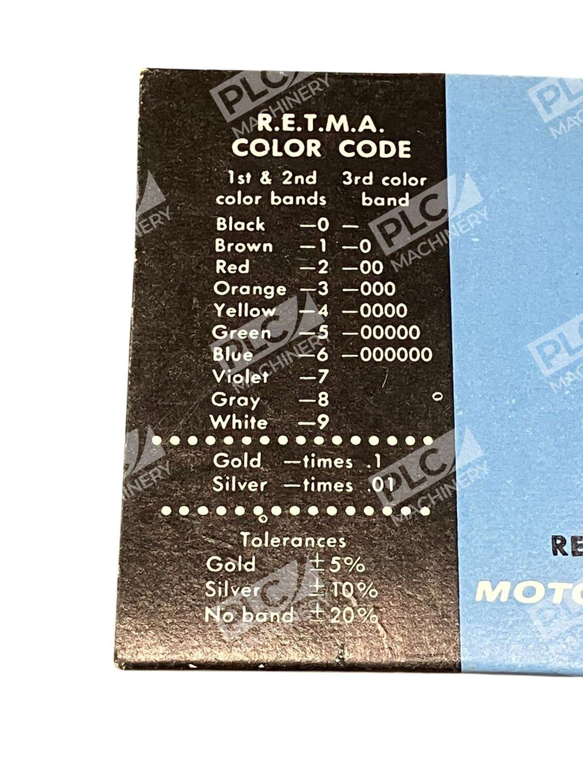 Vintage Motorola Resistor File Pack 6-6229 1K Ohms 1/2W 10% NOS - Image 5